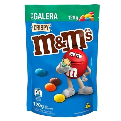 Chocolate M&M s Crispy 120G
