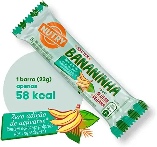 Barra de Fruta Nutry Bananinha Sem Açúcar 23g