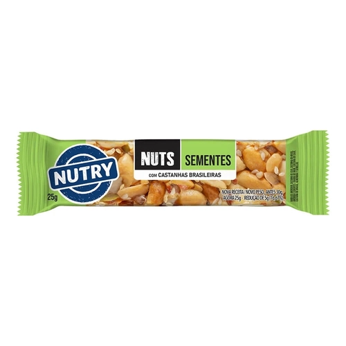 Barra de Cereal Nutry Nuts Sementes 25g