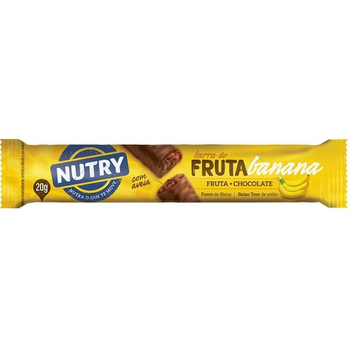 Barra de Fruta Nutry Banana Com Chocolate 20g