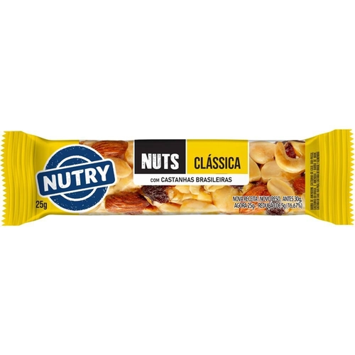Barra De Cereal Nutry Nuts Classica 25g