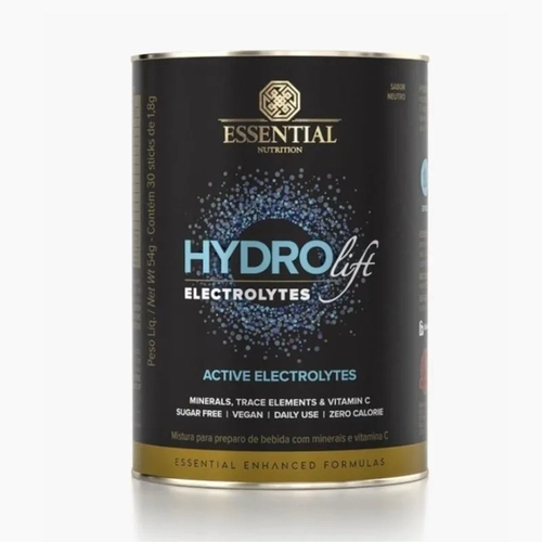 Hydrolift Electrolytes Essential Nutrition Sabor Neutro 54G
