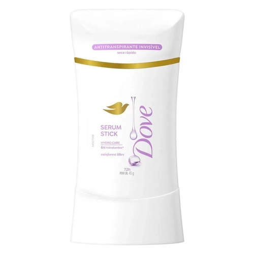 Desodorante Sérum Stick Dove Rainforest Lilies 45G