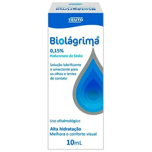 Biolagrima 0,15% Solução Oftálmica 10Ml