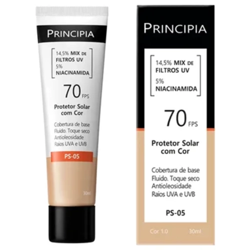 Protetor Solar Facial Principia FPS 70 Cor 1.0 30ML