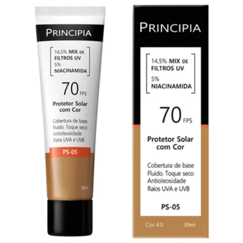 Protetor Solar Facial Principia FPS 70 Cor 4.0 30ML
