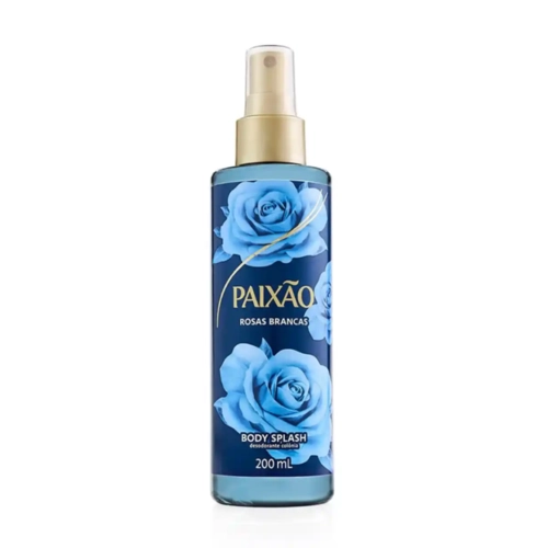 Body Splash Desodorante Colônia Paixão Rosas Brancas 200ml