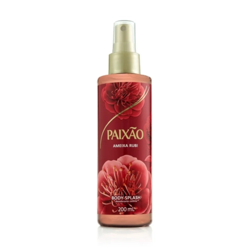 Body Splash Desodorante Colônia Paixão Ameixa Rubi 200ml