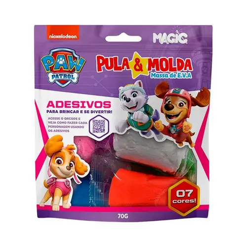 Massa de EVA Magic Pula & Molda Patrulha Canina Roxa 70g