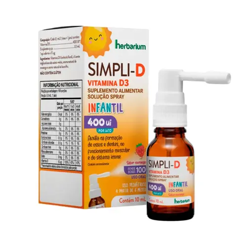 Vitamina Simpli D Spray Infantil 400Ui 10Ml