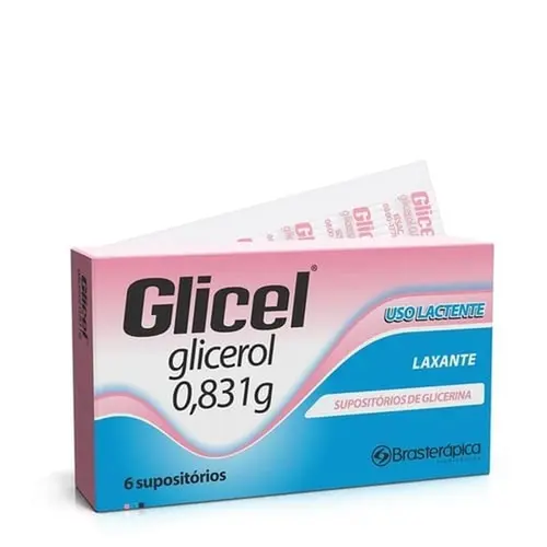 Supositorio De Glicerina Lactente Glicel 6 Unidades