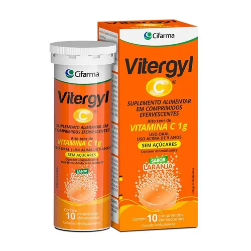 Vitergyl CDZ Tripla Ação 10 Comprimidos Efervescente