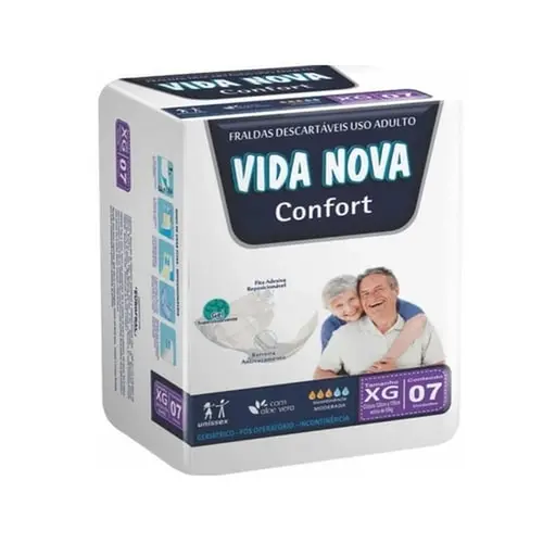 Fralda Geriatrica Vida Nova Comfort XG 7 Unidades