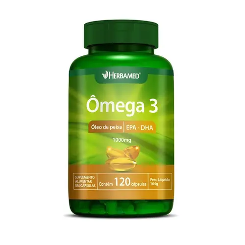 Ômega 3 Verde Herbamed 1000Mg 120 Capsulas