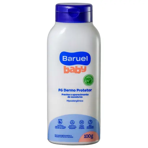 Talco Infantil Baby Baruel 100G
