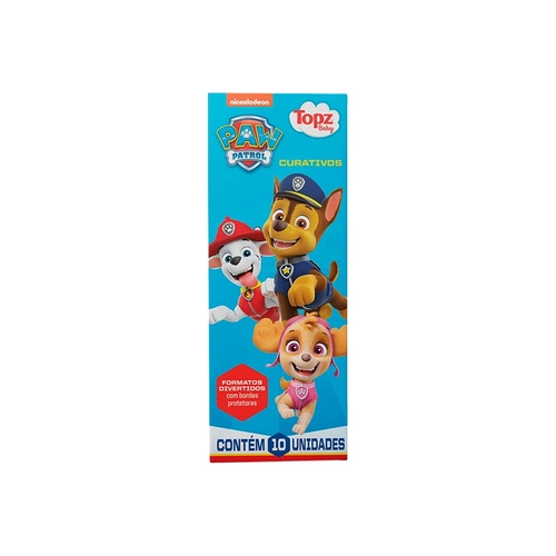 Curativo Topz Patrulha Canina 10 Unidades