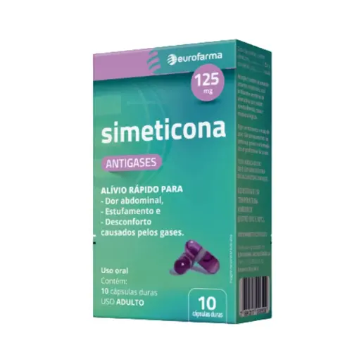 Simeticona 125Mg 10 Comprimidos Eurofarma