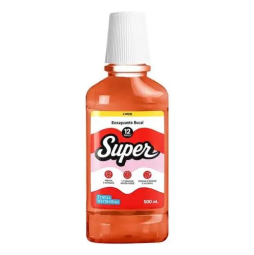 Enxaguante Bucal Frutas Vermelhas Super 500ml