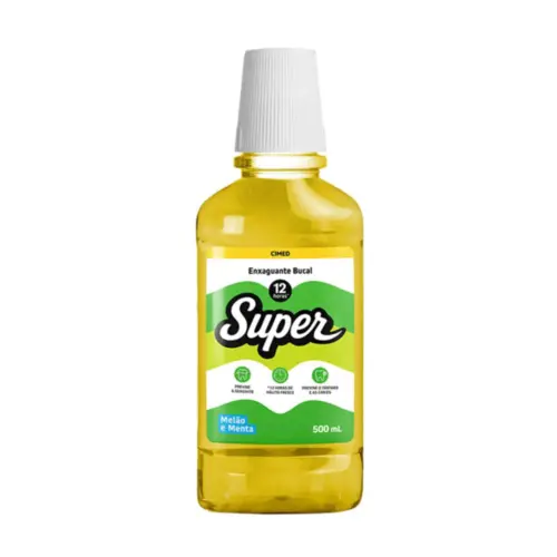 Enxaguante Bucal Melão e Menta Super 500ml