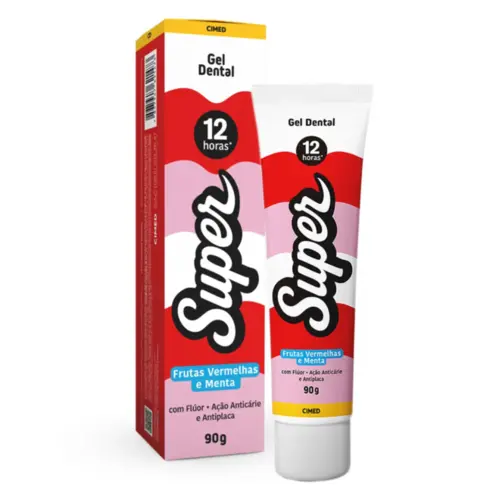 Gel Dental Frutas Vermelhas Super 90g