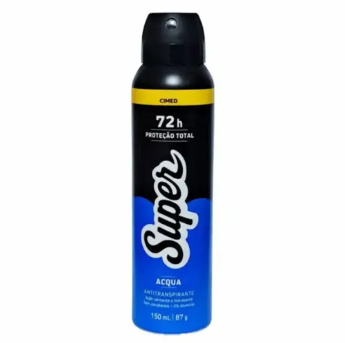 Desodorante Antitranspirante Aerosol Super Masculino Acqua 150ml