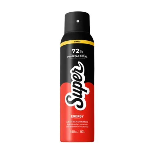 Desodorante Antitranspirante Aerosol Super Masculino Energy 150ml
