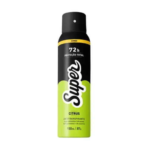 Desodorante Antitranspirante Aerosol Super Masculino Citrus 150ml