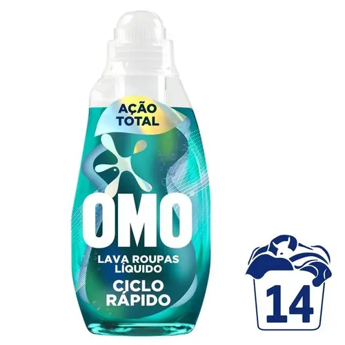 Sabão Líquido OMO Ciclo Rápido Ação Total 750ml