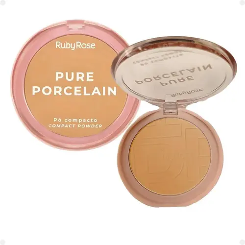 Pó Compacto Ruby Rose Pure Porcelain P40 HBM4014