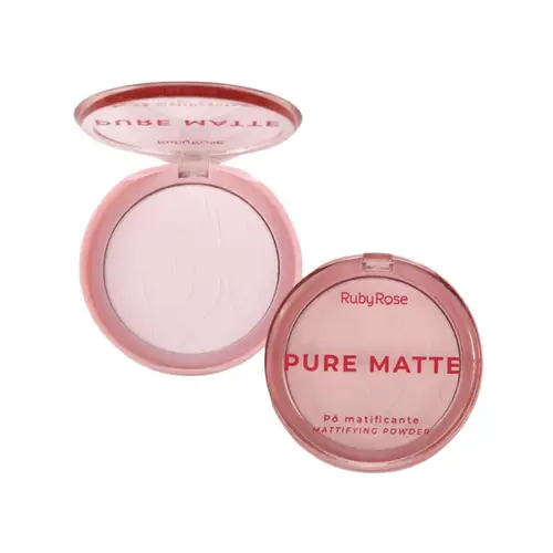 Pó Compacto Ruby Rose Matificante Pure Matte HBM402