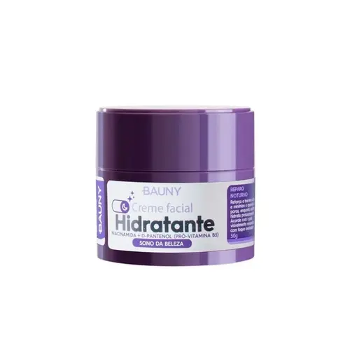 Hidratante Facial Bauny Noturno 50g