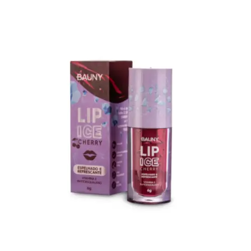 Hidratante Labial Bauny Lip Ice Cherry