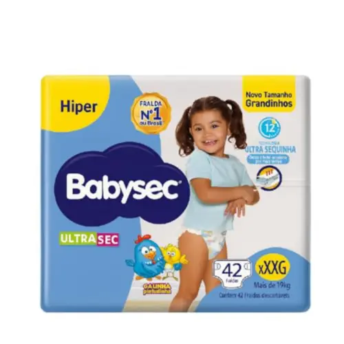 Fralda Babysec Hiper XXXG 24 Unidades