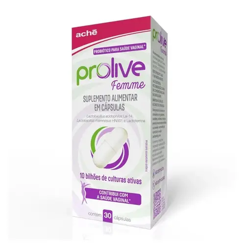 Probiótico Prolive Femme 30 Cápsulas
