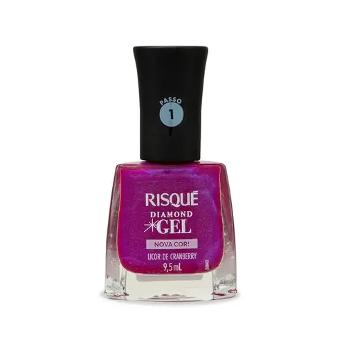 Esmalte Risqué Diamond Licor de Cranberry