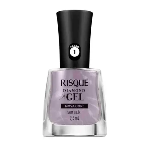 Esmalte Risqué Diamond Seda Lilás