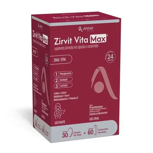 Zirvit Vita Max 60 Comprimidos + 30 Cápsulas