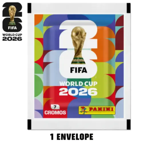 Figurinha Copa do Mundo 1 Envelope Com 7 Unidades