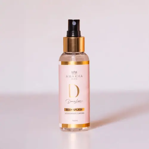 Perfume Feminino Amakha Kit Body Splash 100ml +15ml D inspirado em La Vie Est Belle Lancome 15ml