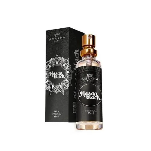 Perfume Masculino Amakha Hasan Black inspirado em Fakhar Black 15ml