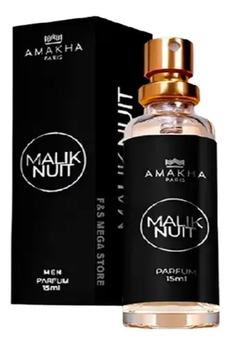 Perfume Masculino Amakha Malik Nuit inspirado em Club de Nuit 15ml