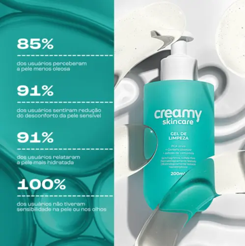 Gel de Limpeza Facial Purificante 200ml Creamy