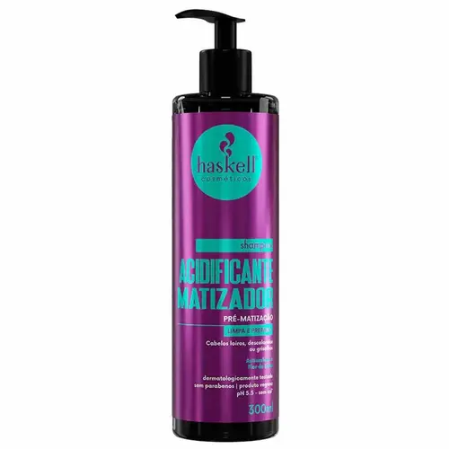 Shampoo Haskell Acidificante Matizador 300ml