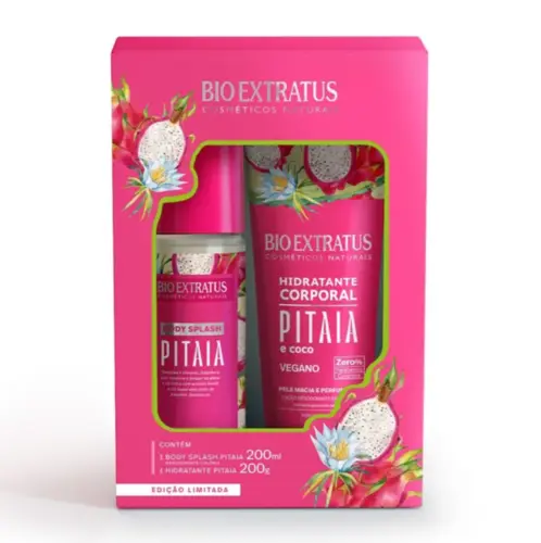 Kit Bio Extratus Corporal Hidratante 200g + Body Splash Pitaia 200ml