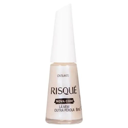 Esmalte Risqué Lá Vem Outra Pérola