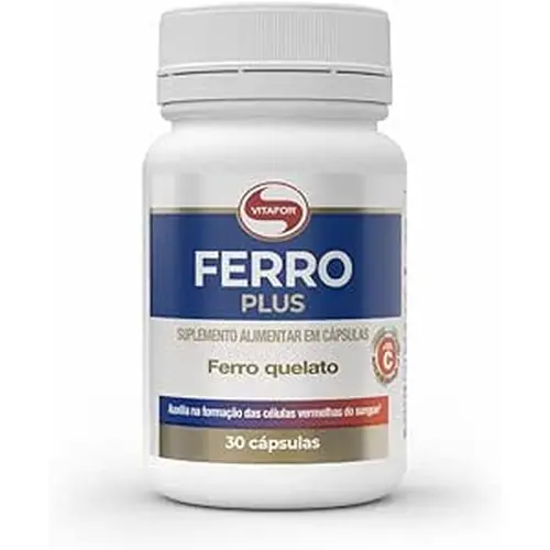 Ferro Plus Vitafor 30 Cápsulas