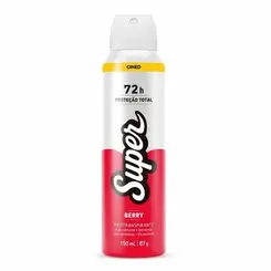 Desodorante Antitranspirante Aerosol Super Berry 150ml