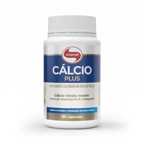 Cálcio Plus Vitafor 90 Cápsulas