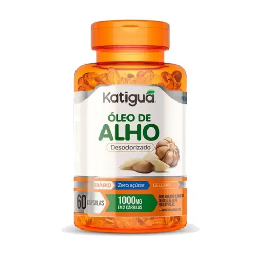 Óleo De Alho Desodorizado 900Mg 60 Cápsulas Katiguá