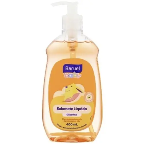 Sabonete Liquído Glicerina Baruel Baby 400Ml